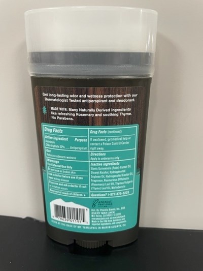 Active Ingredients (Sea Active)